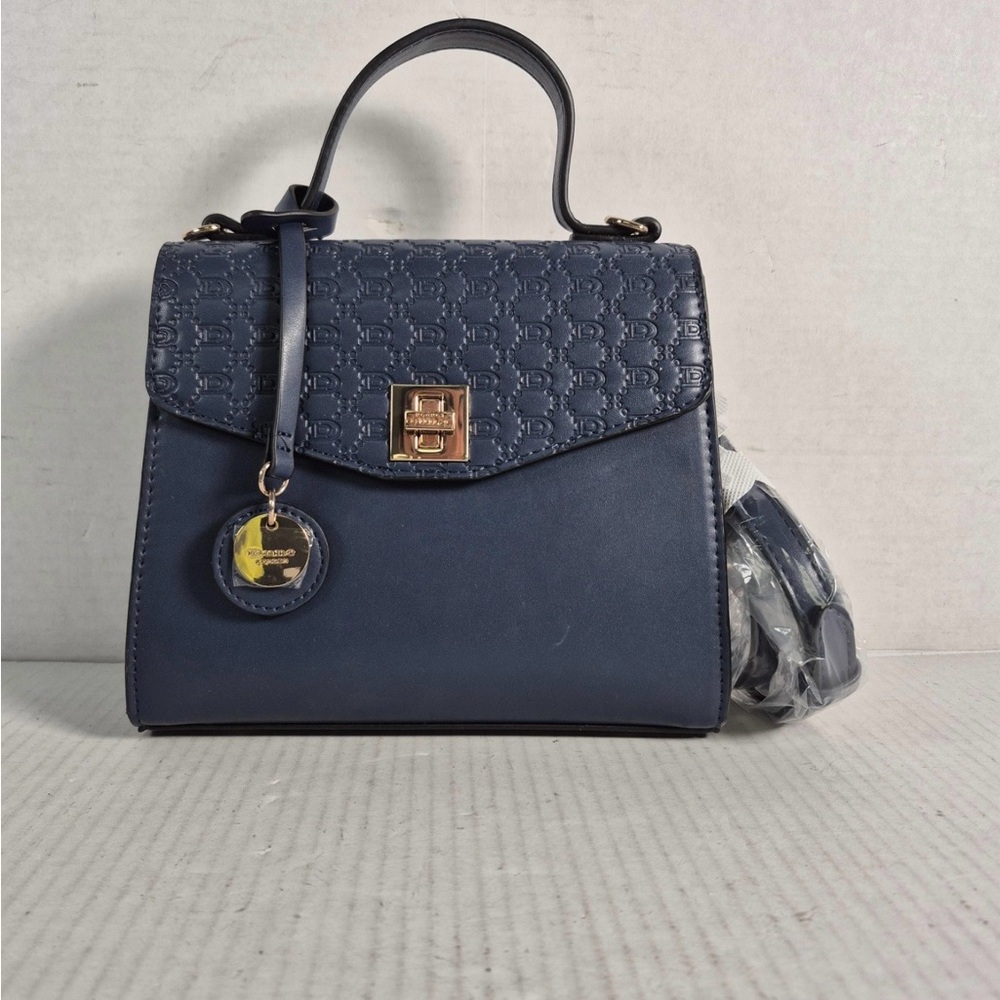 Dune London Navy Satchel Bag